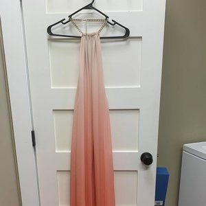 Jennifer Lopez Maxi Halter Dress Size Small